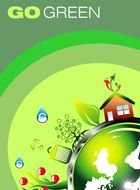 go green drawing