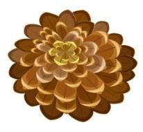 brown Pine Cone Clip Art drawing