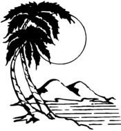 Island Clip Art Black And White N5