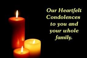 Our Condolences drawing