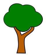Apple Tree as graphic illustration