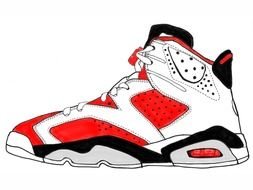 Michael Jordan Shoe drawing