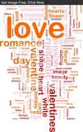 Clipart of Love Word Cloud