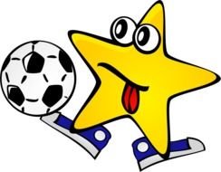 Happy Face Star Clip Art N4
