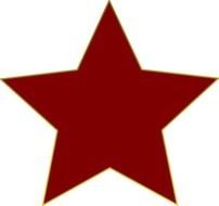 Red Star Clip Art N68