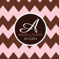 Pink Chevron Clip Art N6