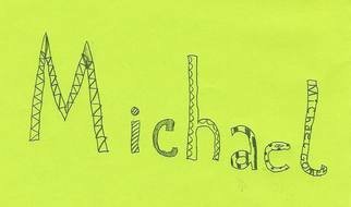 Drawing of Michael Name