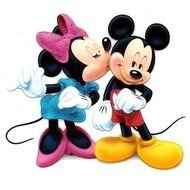 Minnie Mouse Kissing Mickey N3