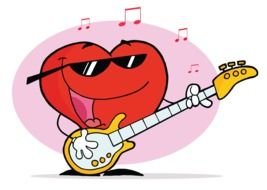 Heart Singing as a graphic illustration