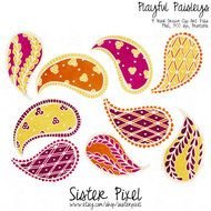 Paisley Clip Art N18