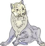 Fox And Bear Clip Art