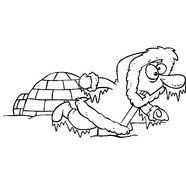 Igloo Coloring Page N2