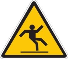 Slippery Caution Sign Clip Art