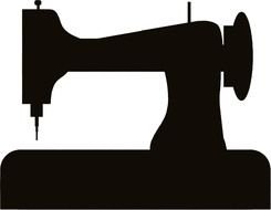 sewing machine silhouette N8