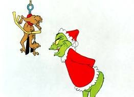 Grinch And Max banner drawing
