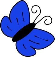 Red Butterfly Clip Art N20
