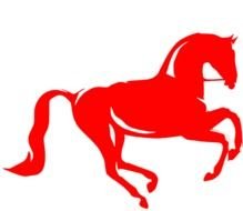 Gate Way Horse Rd With White Clip Art