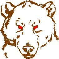 Angry Bear Clip Art N11