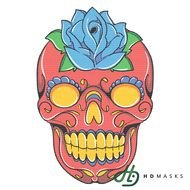Candy Skull Mask