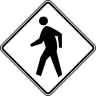 Pedestrian Safety as a Sign