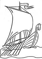 Viking Ship drawing