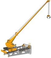 Construction Crane Machine Clipart