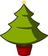 Christmas Tree Clip Art N327
