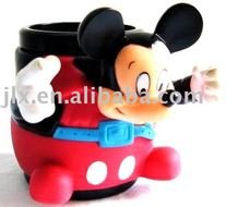 Plastic Cups Cartoon Animal Head Shaped