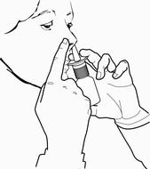 Nasal Spray Nose Clip Art