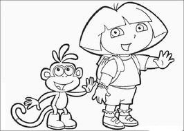 Dora Coloring Pages N3