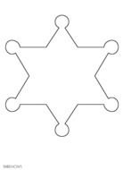Printable Sheriff Badge Template N3