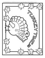Printable Placemat Coloring Page