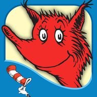 painted red head of cartoon fox