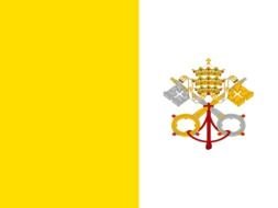 painted vatican flag