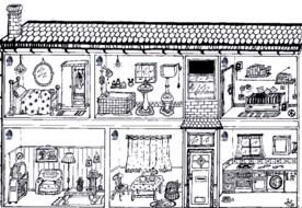 Spanish House Clip Art