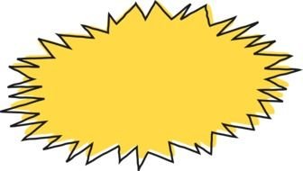 Comic superhero cloud drawing