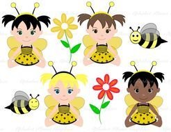 Baby Honey Bee Clip Art