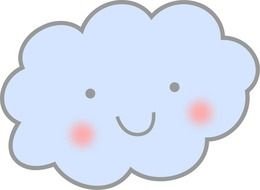 Cute Cloud Clip Art