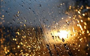 rain on the window as a picture for clipart