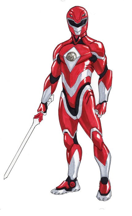 mighty morphin power rangers fan art