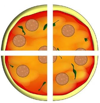 Quarter Pizza Fraction