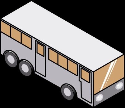 Bus Clip Art Icon N2