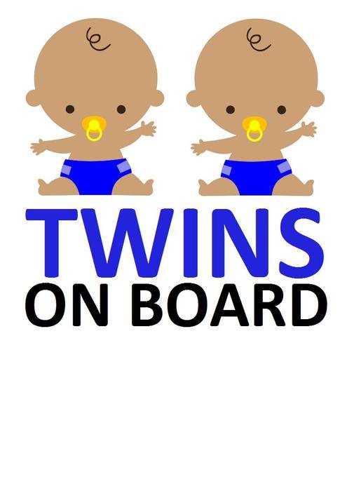 Boy Girl Twin Baby Clip Art