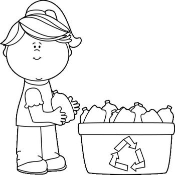 Recycling Clip Art Black And White N2