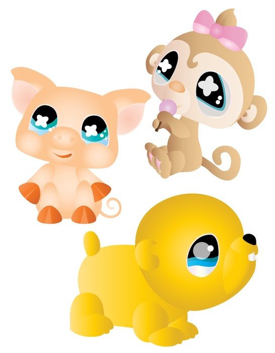 Cute Cartoon Animals N13