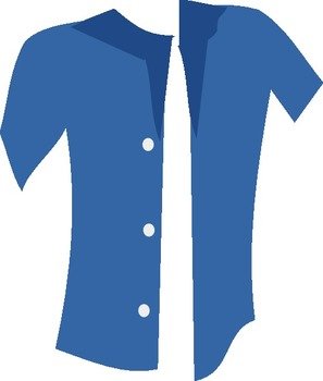 Blue Shirt Clip Art N16
