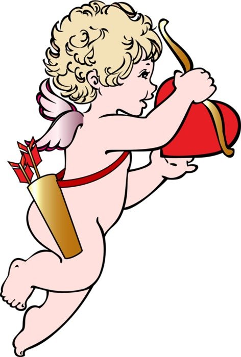 Valentines Day Cupid Clip Art N25