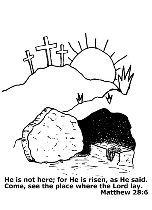 Jesus Easter Coloring Pages Free N3