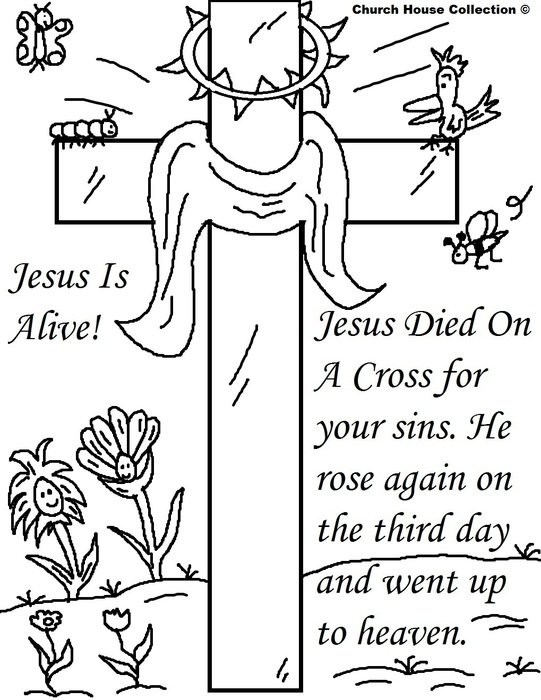 Christian Easter Coloring Pages N4