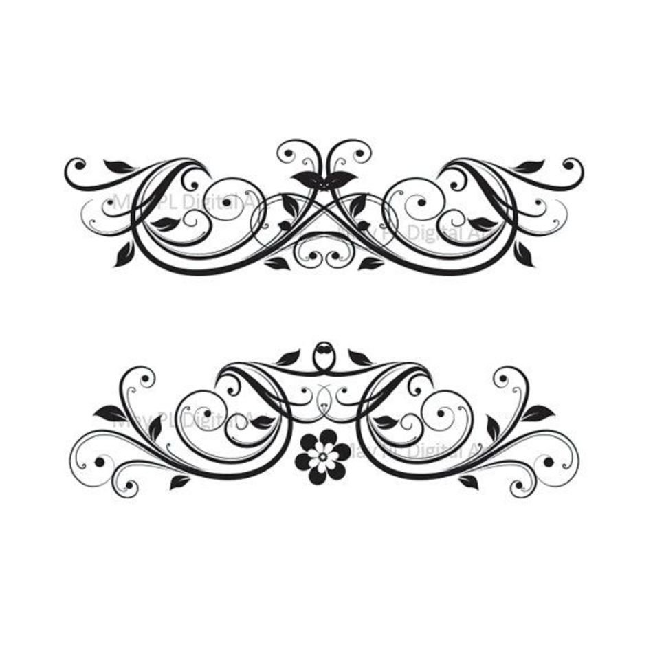 Flourish Clip Art N25 free image download